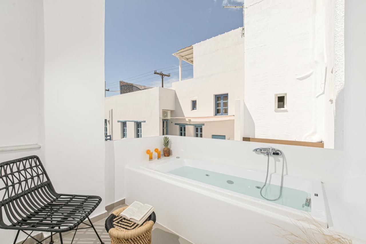 Naxos Blue Sky Hotel Naxos City Exterior foto